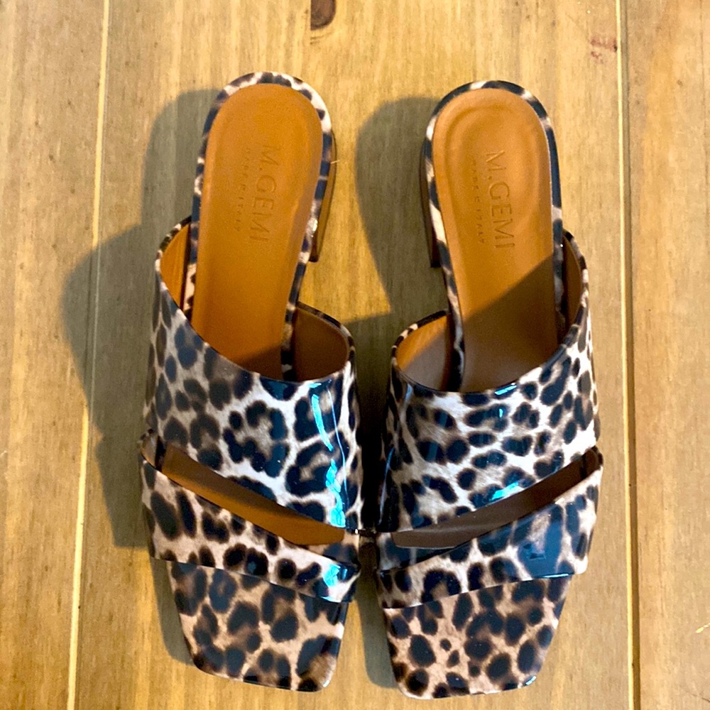 M. Gemi Cheetah Print sandals